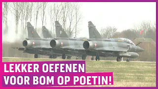 NAVO-luchtmacht showt spierballen in Leeuwarden