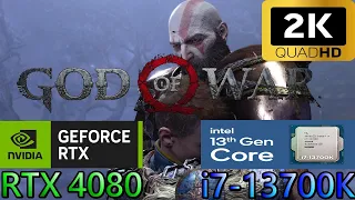 God Of War | RTX 4080 | i7-13700K | Native 1440p | Ultra Settings