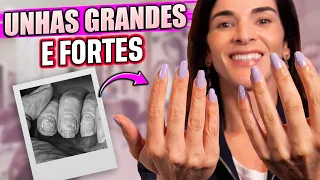 UNHAS CRESCEM em 2 Semanas de FORMA NATURAL 💅 Unhas Falsas nunca mais!