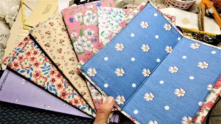 How To Make an Easy Fabric Journal Cover Inside & Out! Fun Beginner Tutorial! The Paper Outpost!