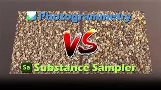 Photogrammetry VS Substance Sampler