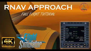 How to fly RNAV Approach | Microsoft Flight Simulator | Tutorial