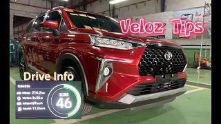 Veloz Tips: driving info after shutting down