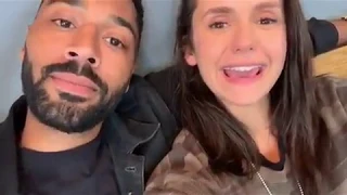 Nina Dobrev and Tone Bell say goodbye to "Fam"