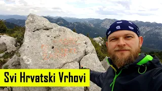 Mali Rajinac, Velebit, 1699m - planinarenje [79. VRH iz serijala SVI HRVATSKI VRHOVI] 4K