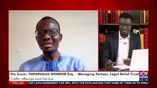 Traffic Offences and the Law - The Law on JoyNews  (11-7-21)