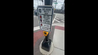 Polara iNS Crosswalk Buttons at Prospect Ave and Mt Prospect Rd |Mount Prospect, IL|