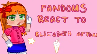 |Fandoms react to each others| |Elizabeth afton| -1/8- (MY AU!) (short)
