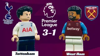 Tottenham 3-1 West Ham | LEGO Highlights