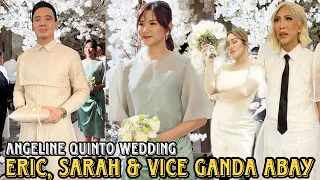 SARAH GERONIMO FLOWER GIRL SA KASAL NINA ANGELINE QUINTO & NONREV DAQUINA ❤️ ERIC & VICE GANDA ABAY!