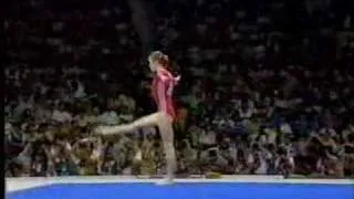 Svetlana Boginskaya 1988 Olympics compulsory floor