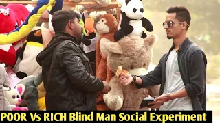 POOR Vs RICH Blind Man Social Experiment | Pranks in Pakistan | By Bobby Butt