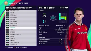 eFootball PES 2021 MANCHESTER UNITED 1998-1999 Classic Teams - Ps4/Ps5