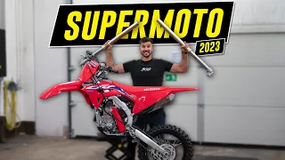 Der SUPERMOTO UMBAU geht los!