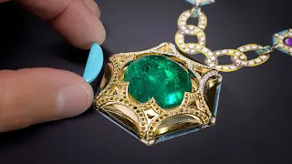The Roman Esedra necklace | Mediterranea High Jewelry Craftsmanship
