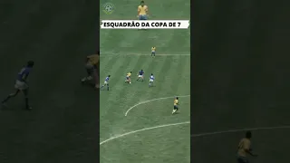 Esquadrão da copa de 70 #Short Pelé, Jairzinho, Capita, Rivellino, Gérson & Zagallo com técnico