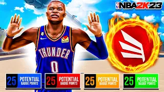 PRIME RUSSELL WESTBROOK "TEMPO-PUSHING POINT" BUILD is OVERPOWERED (NBA 2K23)