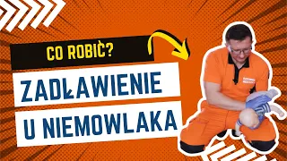 Zadławienie u niemowlaka 🚨 #zadławienieniemowlaka