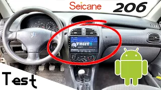 "Test" Un autoradio ANDROID 11 de 9 pouces spécialement conçu pour la 206 😃 "SEICANE"