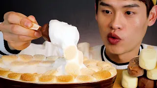 오븐에 구운 마쉬멜로우(스모어딥)+매그넘 초콜릿아이스크림 먹방~!!Oven-Baked Marshmallow With Magnum Chocolate Ice Cream MuKBang!