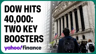These two companies helped the Dow cross 40,000