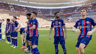 Athletic Club vs Barcelona - La Liga 23 - eFootball Match Gameplay PC