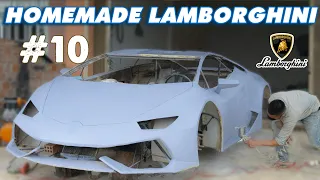 Full Restoration a very old abandoned car | Homemade Super car LAMBORGHINI from abandoned Car | #10