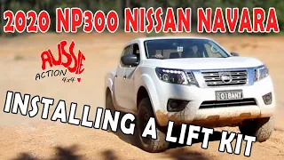 UPGRADING SUSPENSION AND TYRES ON A BRAND NEW 2020 NP300 NISSAN NAVARA!!! | Aussie Action 4x4 Extras
