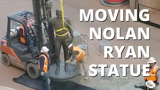 Texas Rangers move Nolan Ryan Statue to new stadium - Globe Life Field