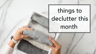 14 Things to Declutter This Month | Easy Decluttering Ideas