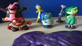 Inside out characters Joy Sadness Disgust Fear Anger Bing Bong Get Slimed