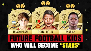 FOOTBALL KIDS Who Will Become SUPERSTARS! 😱🔥 ft. Ronaldo JR, Messi JR, Endrick...