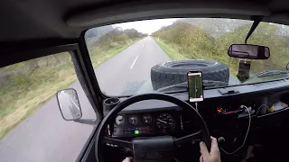 Land Rover Defender 90" 200 TDi - 1991 | POV Drive Around | Pure Sound | Wanna See Autos