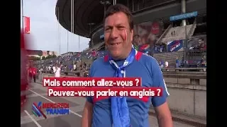 MALAISE d'un supporter Français ne sachant pas parler Anglais dans Quotidien