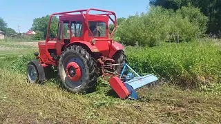 Mtz50 bozót irtás.