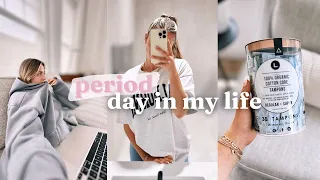 period day in my life | period tips, how to feel clean, relaxing night routine 💌