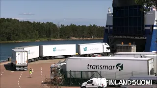 Ms Fjärdvägen & EuropaLink In Långnäs 10 07 2023  LongTruck Finnlines