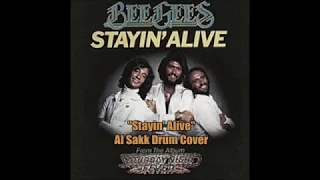 The Bee Gee's -- Stayin' Alive  (Drum Cover)