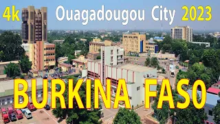 Ouagadougou City , Burkina Faso 4K By Drone 2023