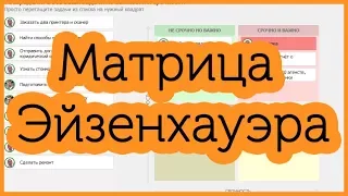 Матрица Эйзенхауэра: как пользоваться одной из лучших техник тайм-менеджмента?