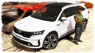 ДЖОННИ СВАЛКАДАН Kia Sorento ТАУЫП АЛДЫ ! (GTA V) нурченл джони окигасы,жони қазақша гта5 аликкз