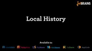 Local History in IntelliJ