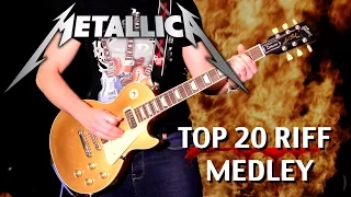 Top 20 Metallica Riffs Medley