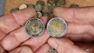 1500€ 2 euro, collectable coins. Rare!