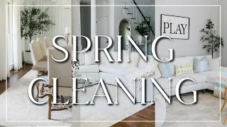 Spring Clean and Decorate with Me! Spring Cleaning + Easter Decor!