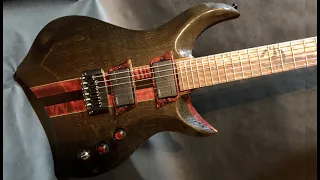 Custom Guitar Build - The Wyvern - Bog Oak and Flame Maple [Full Build]