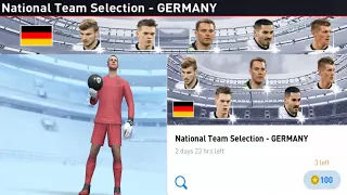 National Team Selection - Germany Pack Opening in PES 2020 Mobile || PES Galaxy Mobile ||