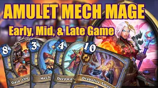 THIS DECK IS SPICY!| Amulet Mech Mage| Sunken City| Hearthstone