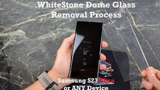 How-To Remove Whitestone Dome Glass Screen Protector #shorts