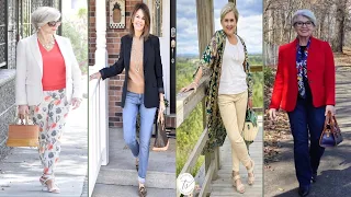 winter casual outfits women over 40 I Business Outfits Fashion 2024 I Khols vintage Clothing